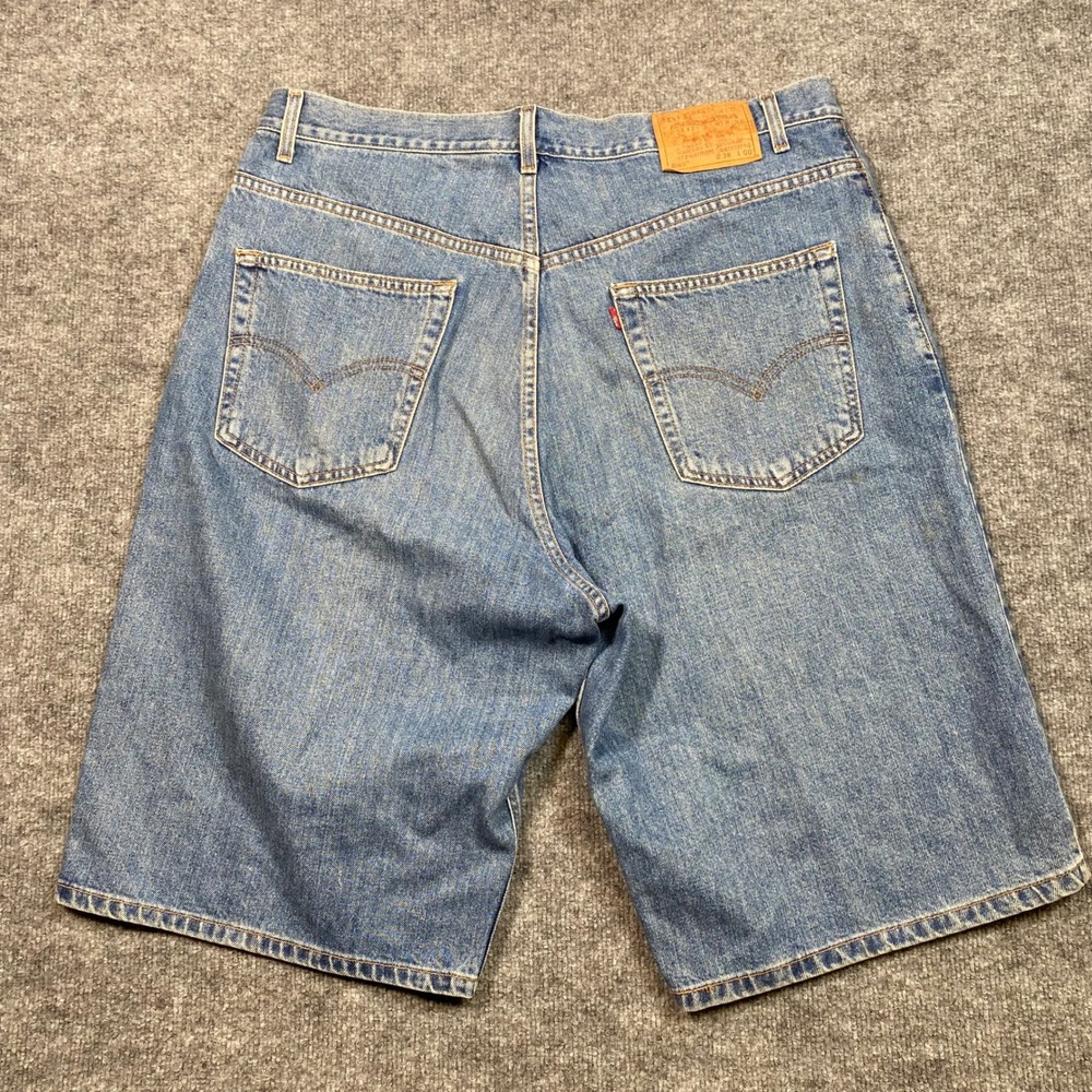 Levis 569 Loose Straight Mens‎ 38 Blue Denim Shorts Baggy Jorts Medium Vintage